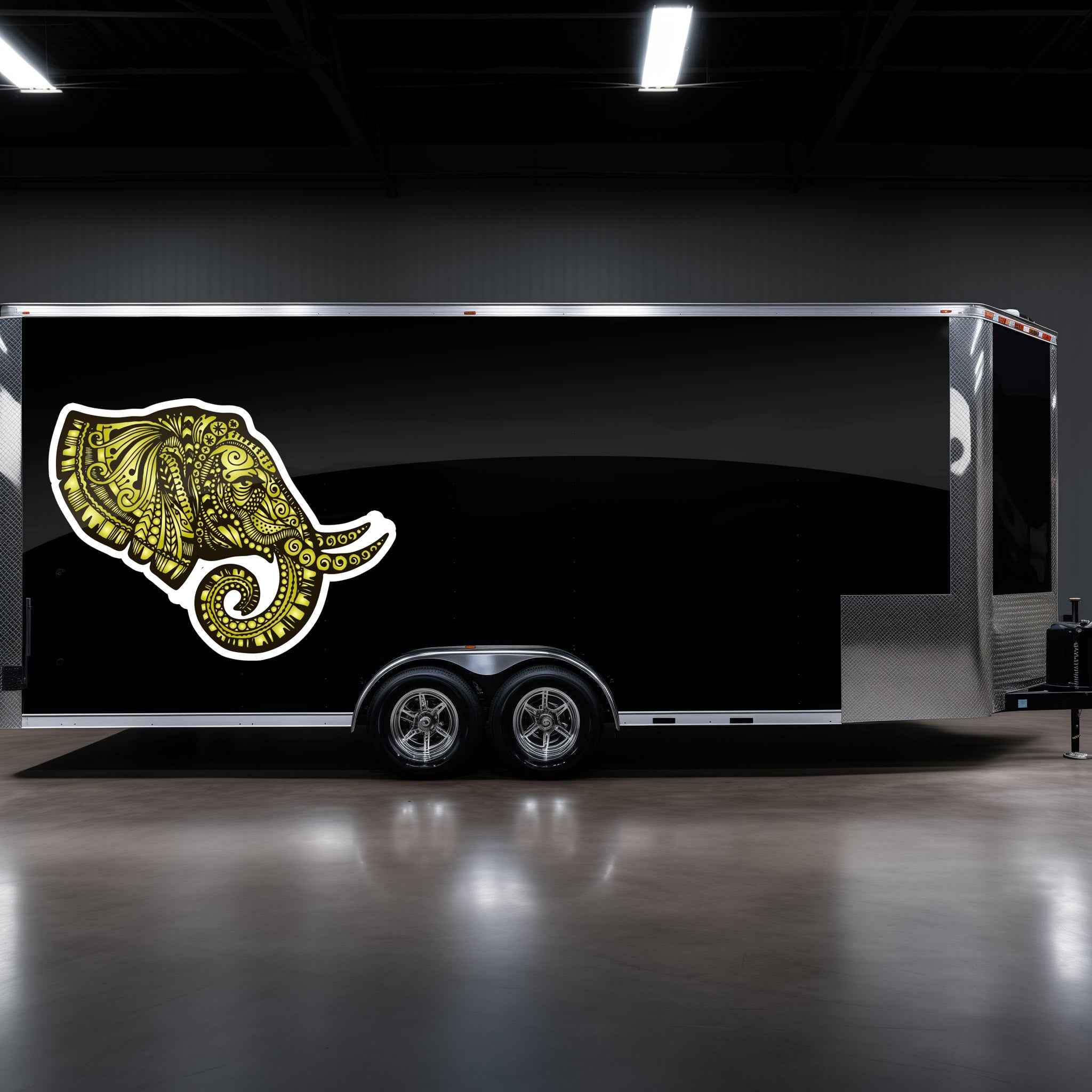 Golden Elephant - Decal